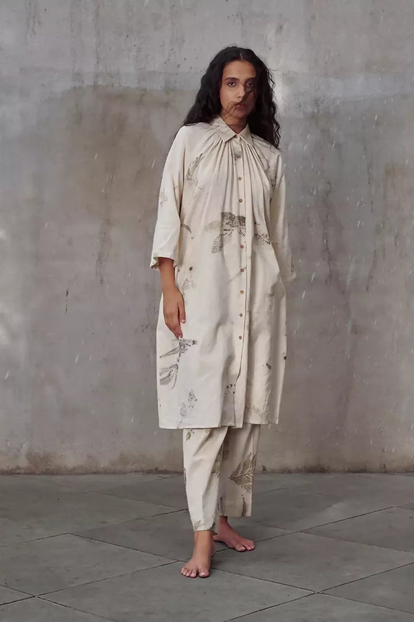 Live Leafy Khadi Tent Dress & Pants