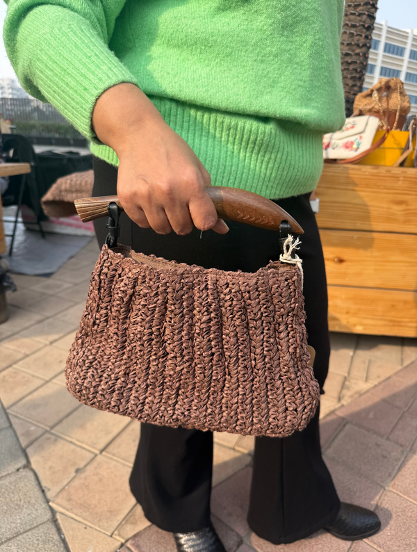 Kapi Handwoven Raffia Bag