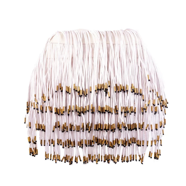 AMARA FRINGE White Gold
