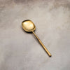 Matte Gold Serving Spoons Set
