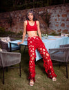 I'M A BIMBO- CROCHET FLOWER PANTS
