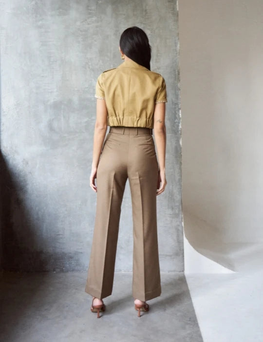 Logus Tailored Cropped Quest Cotton Jacket