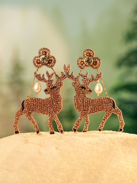 Deer earrings