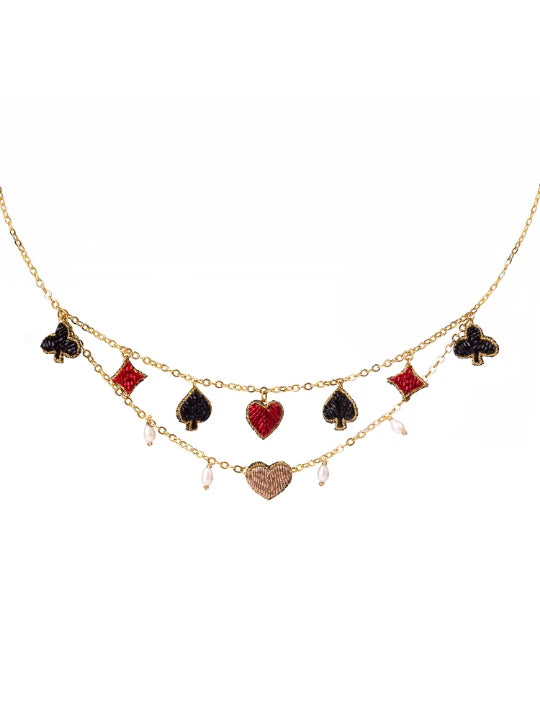 Suits Of Cards Charms Chain