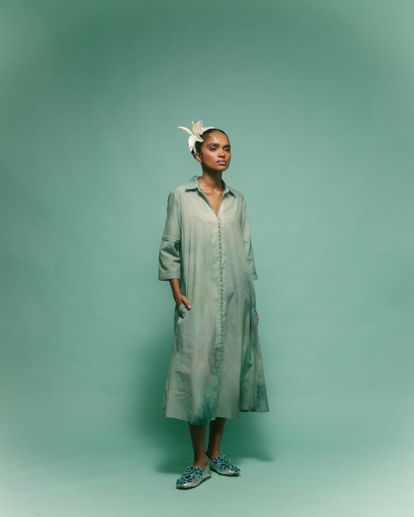 LEA DRESS BLUE