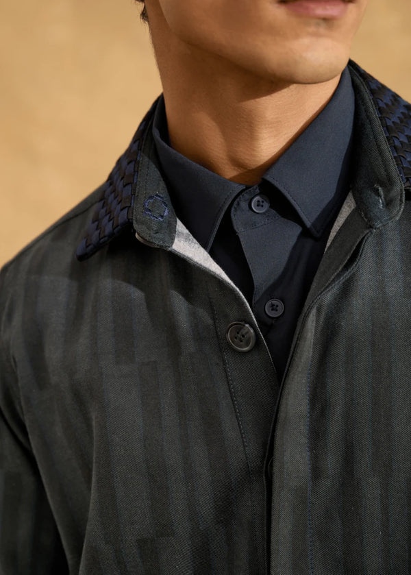 Braided Noir Shacket