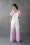 3D Flower Top With Shaded Pant