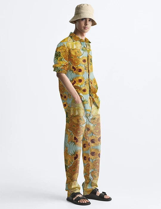 Sunflower coord set for men