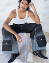 Frosted Convertible Jeans
