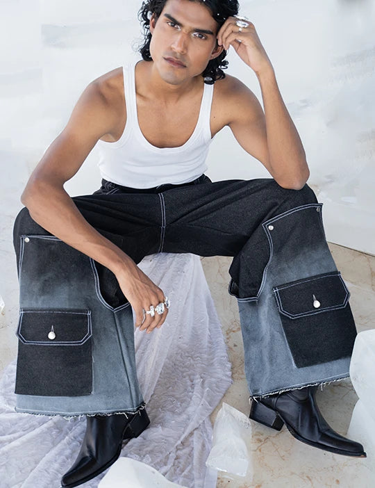 Frosted Convertible Jeans