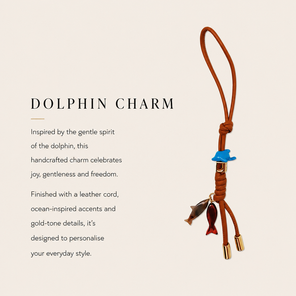 Dolphin Bag Charm