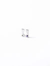 Edge Ear Cuff with Gems Silver