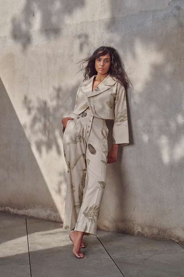 Live Leafy Khadi Jacket