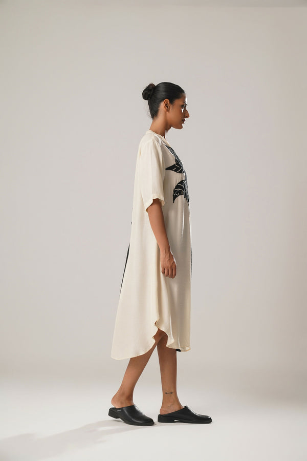 MJ BOX PLEAT DRESS