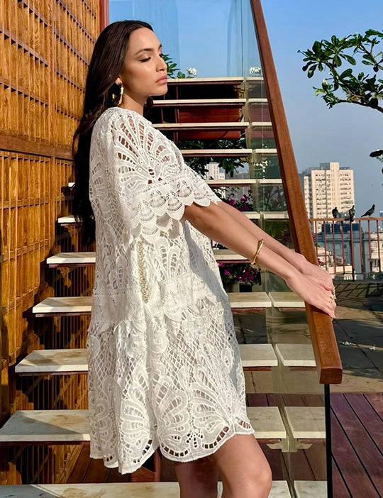 Sicily Dress white