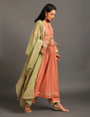 Rust Haseena Kurta Set