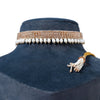Pearl Drop Line Choker