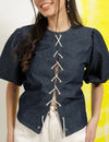 Denim Glow Top