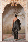 Kohl Tissue Silk Kaftan Set