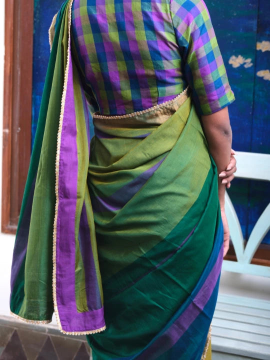 Leela check blouse