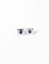 Edge Ear Studs Silver