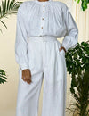 Manila Gathered Shirt & Trousers