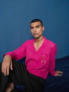 Hot Pink Hot You Embroidered Shirt
