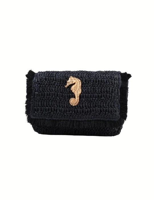 Raffia Crossbody