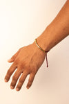 Morse Code Rakhi Gold