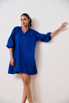 Blue Short Party Dress