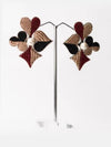 Dual Tone Pearl Earrings