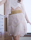 Ibiza Fringe Embroiderd Skirt