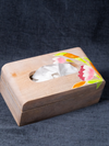 Lotus - Wooden Tissue Box