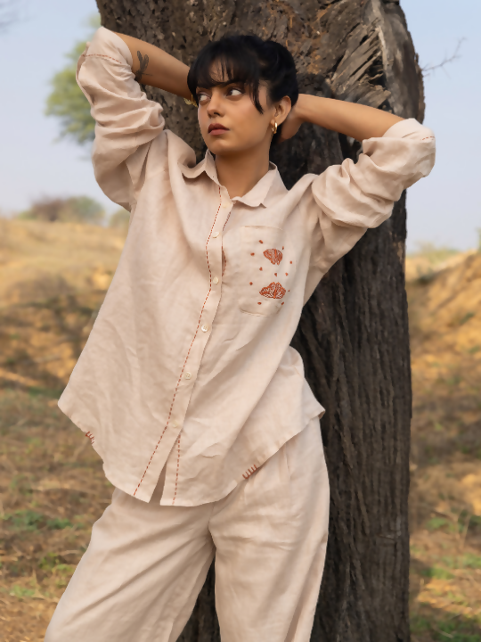 Dust Bloom Shirt - beige