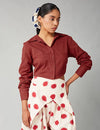 Red Suri Blazer