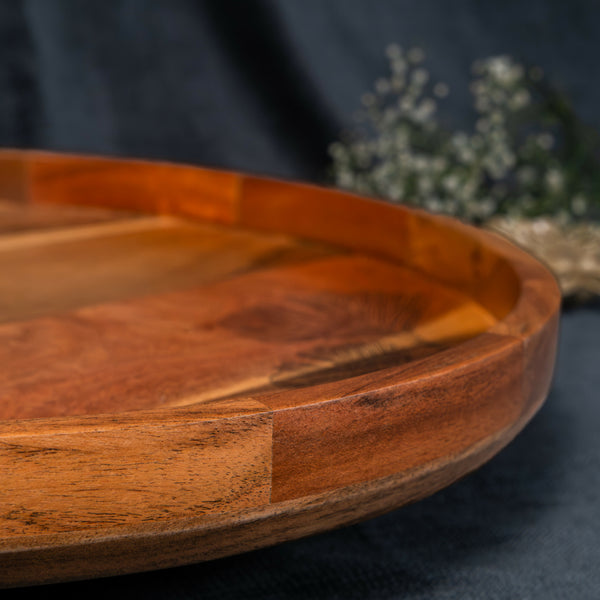 Print - Wooden Lazy Susan Platter
