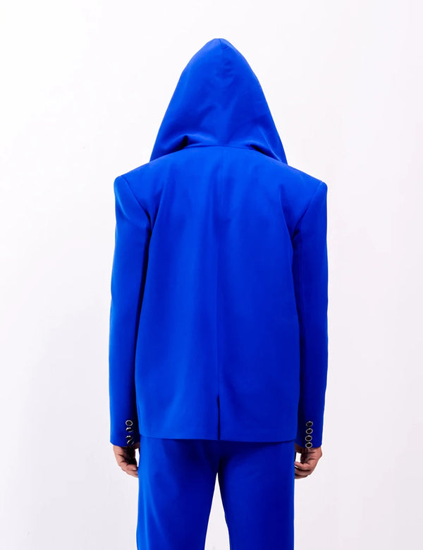 CELESTIAL DRIFT HOODED BLAZER