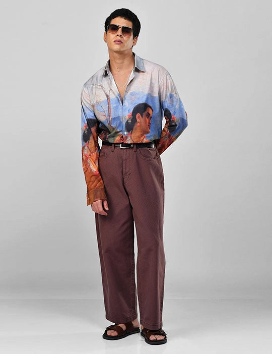 Shakuntala by Raja Ravi Varma - luxury shirts men