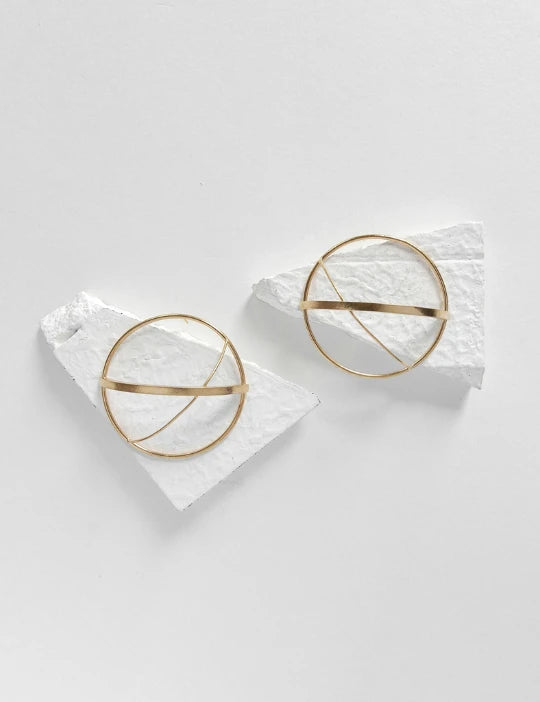 Qinisa Earrings Gold