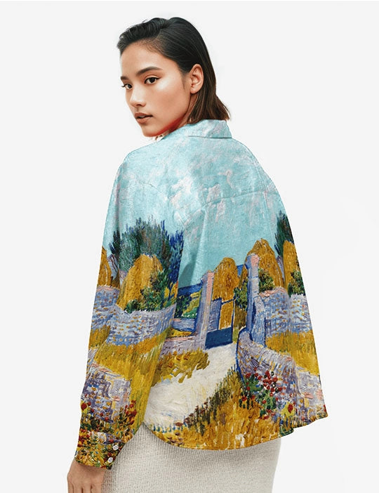 Farmhouse in Provence Shirt for Women