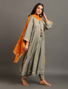 Grey Haseena Kurta Set
