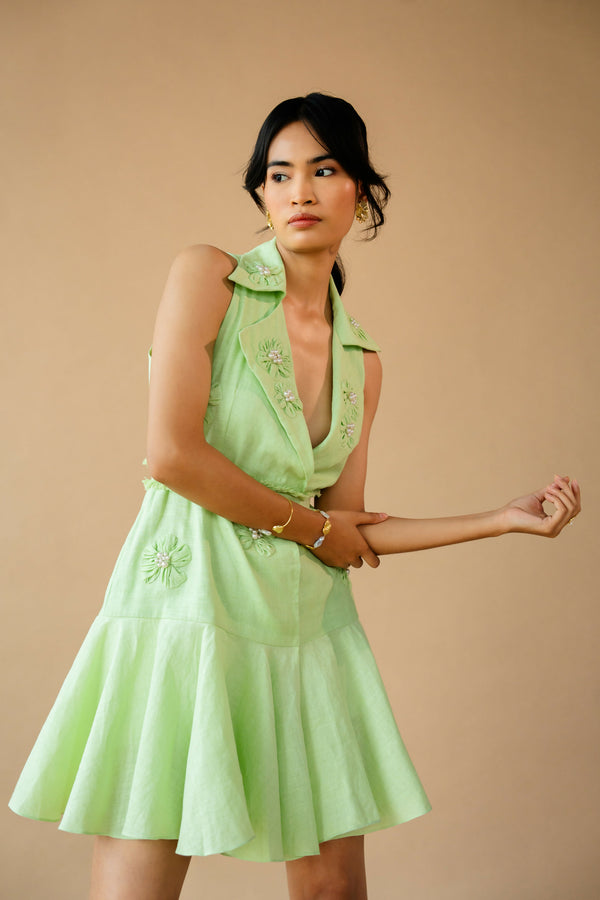Green Short Dress