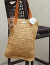 Raffia Zipper Bag