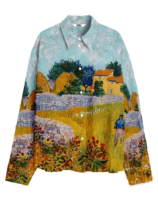 Farmhouse in Provence Shirt for Women