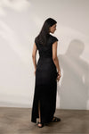 Ebony Black Cinched dress