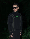 Black Wired Sweatshirt