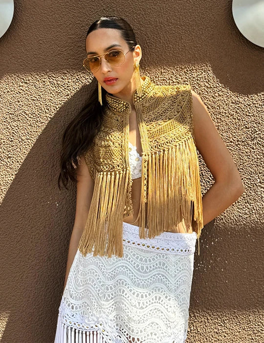 Saint Tropez Embroidered Vest