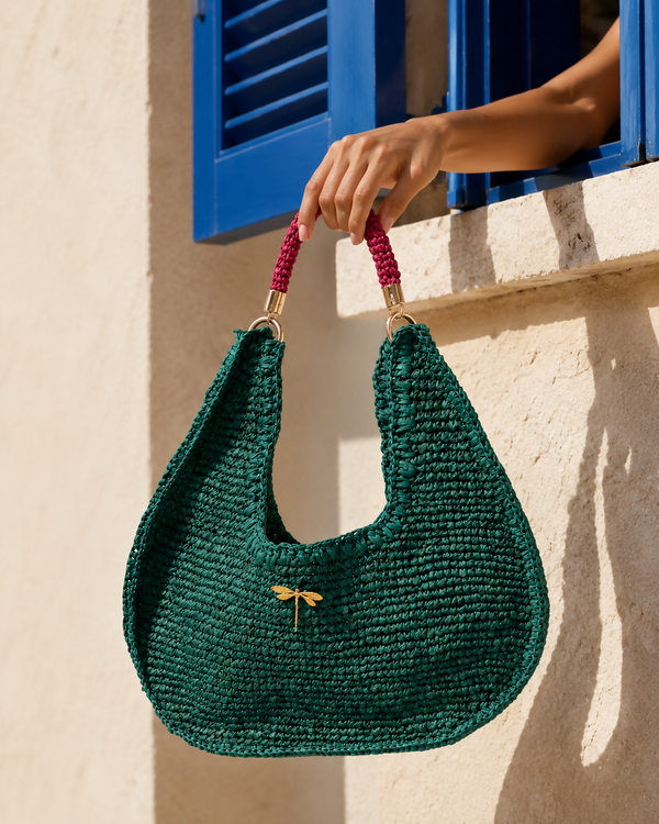 Emerald Contrast Hobo
