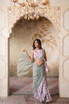 Seher Pearl Tissue Silk Saree