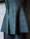 Logus Green Peplum Top